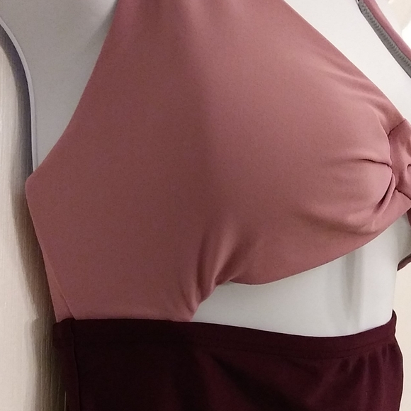 Speedo Tie Front One PieceSwimsuit Sz 8 - Picture 8 of 14